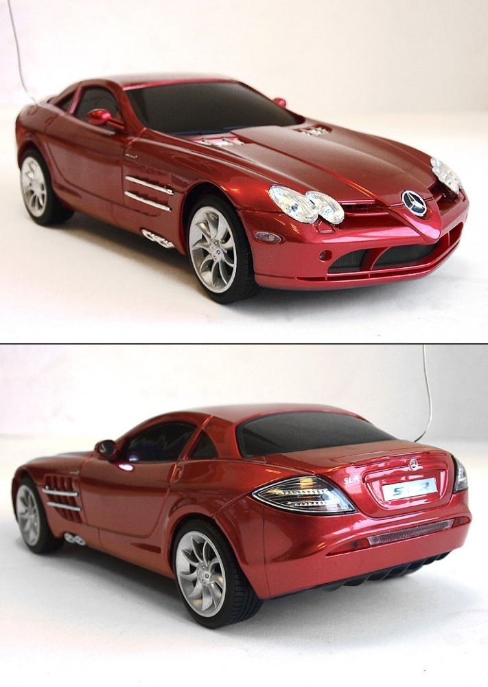 Uzaktan kumandalı araç Mercedes-Benz SLR RC 1: 16 – Kırmızı